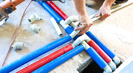 Water Pipe Installation