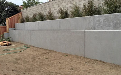 Concrete Wall Installation